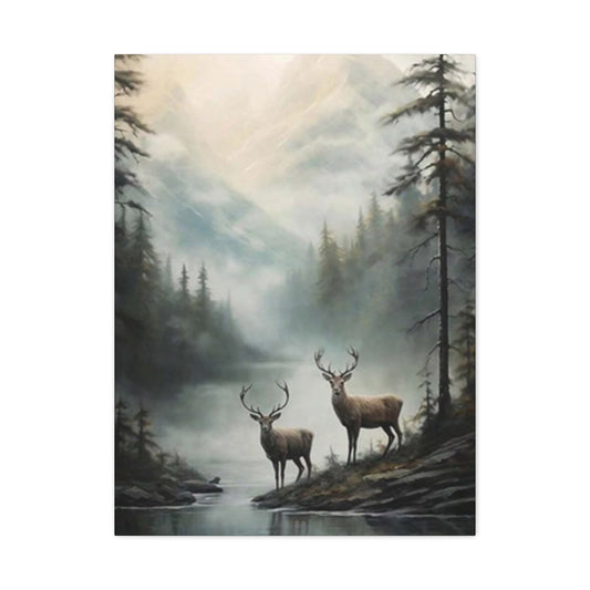 Reindeer Family Wall Art & Canvas Prints