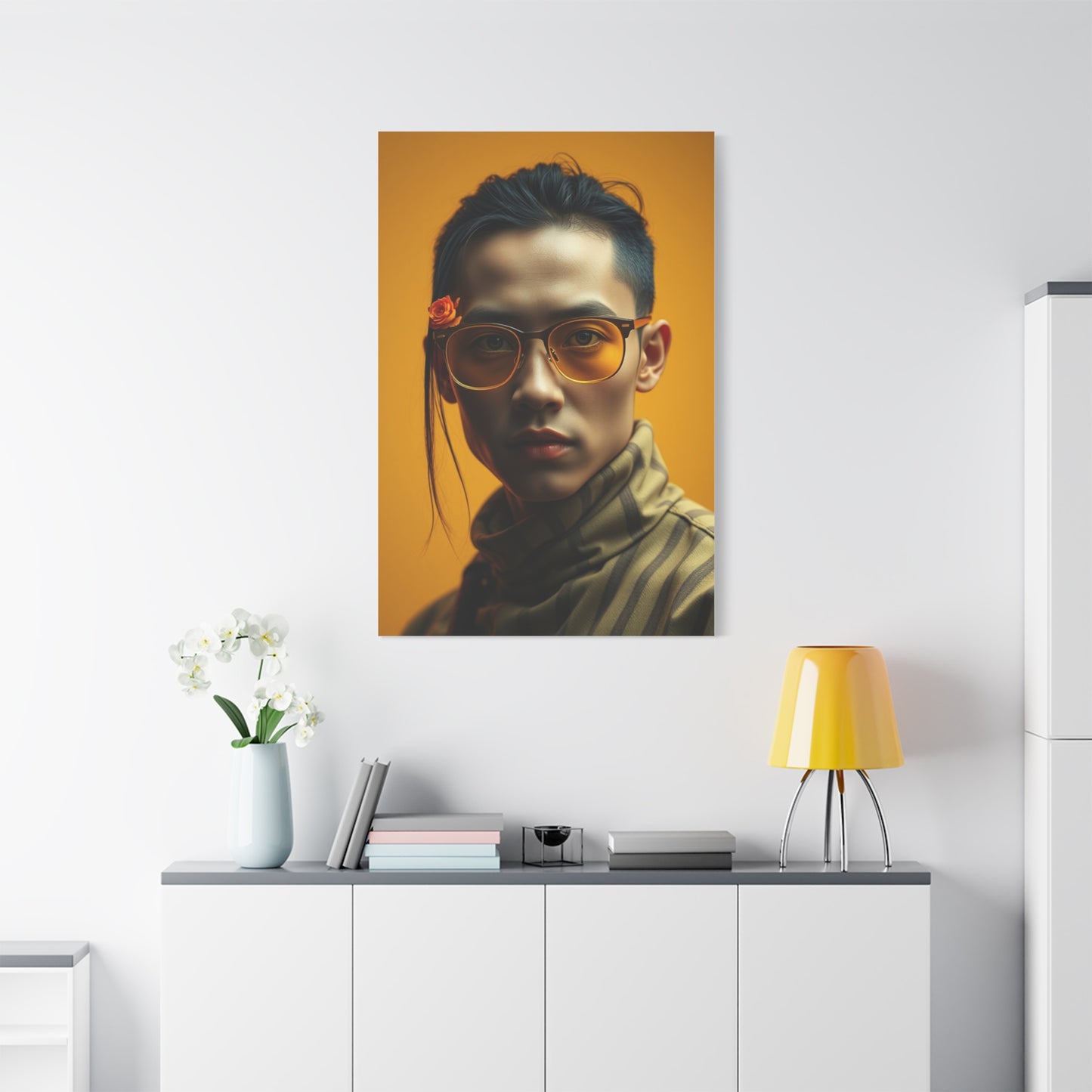 Luminous Gold Impression Wall Art & Canvas Print