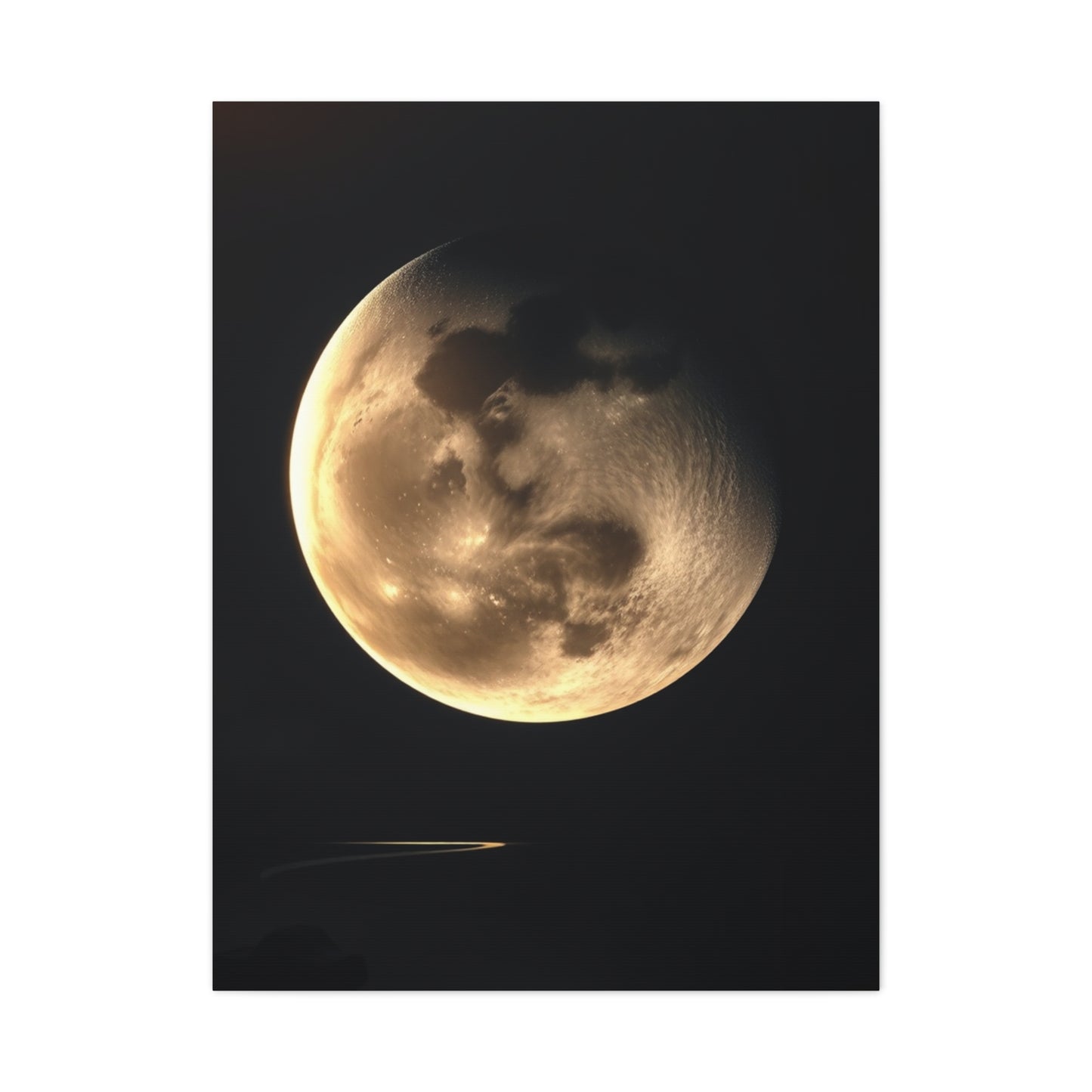 Vision Crescent Moon Art Art Wall Art & Canvas Print