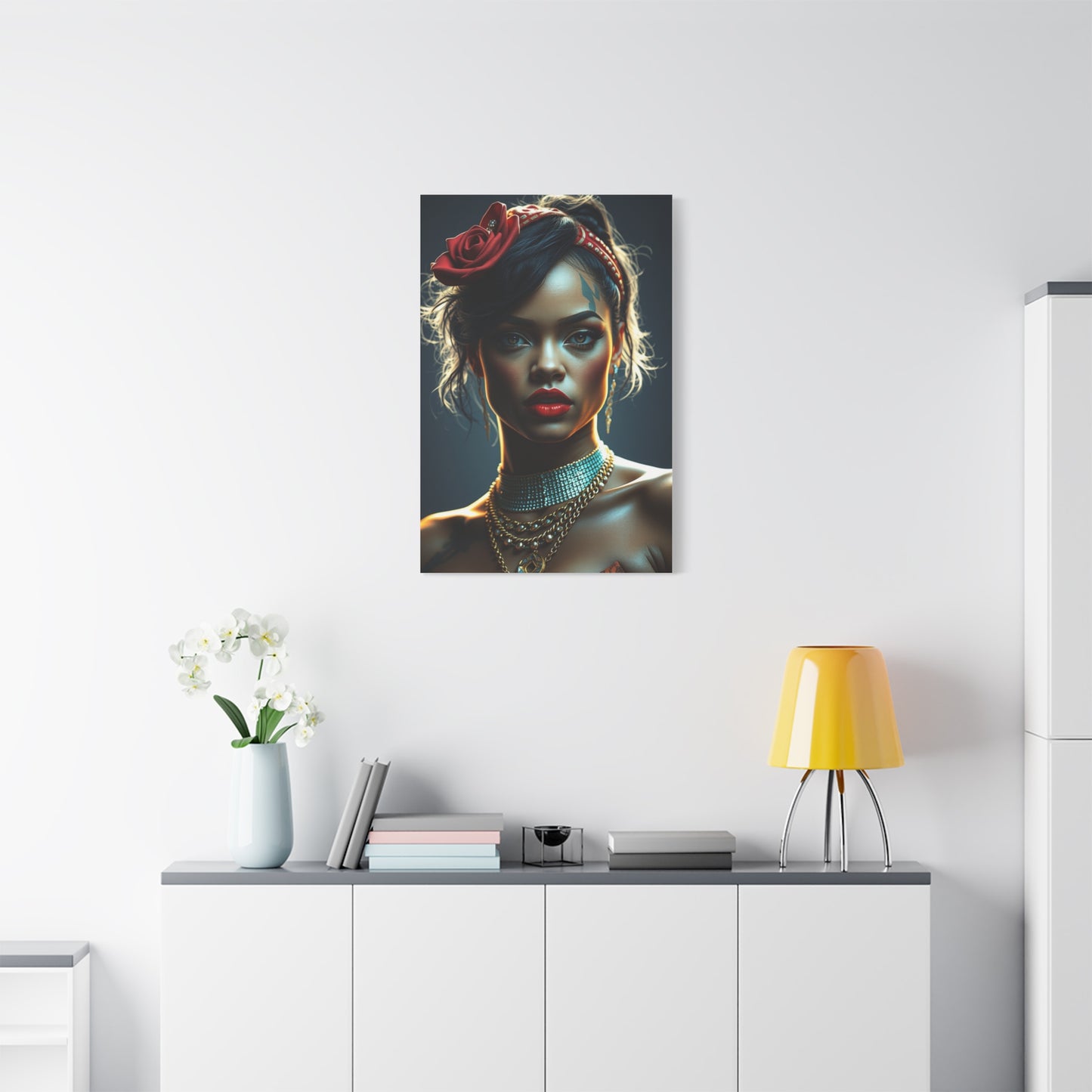 Rihannas Timeless Beauty Canvas Wall Art & Canvas Print