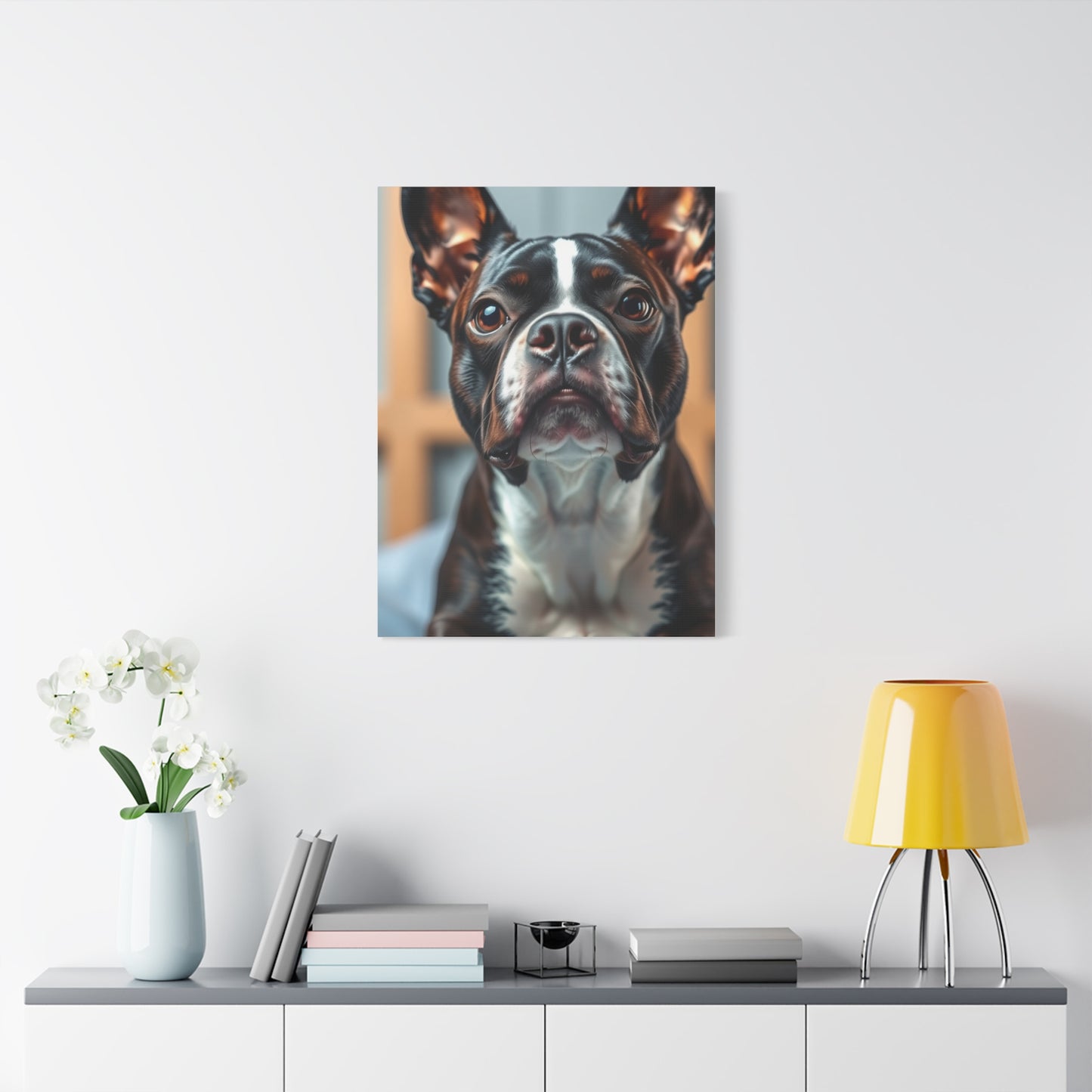 Masterpiece Boston Terrier Art Vision Wall Art & Canvas Print