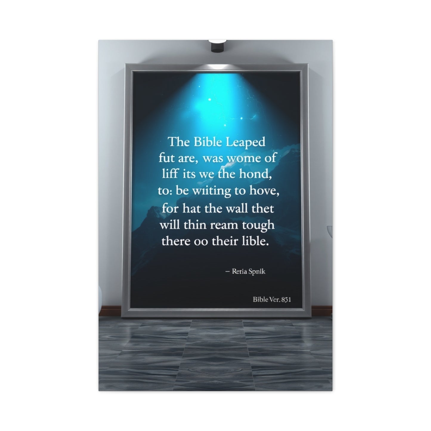 Masterpiece Bible Verse Art Vision Wall Art & Canvas Print