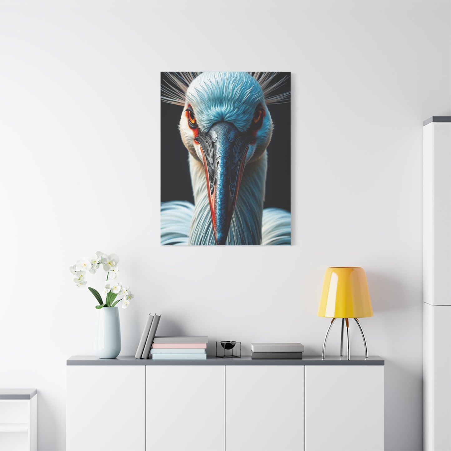 Vision Crane Bird Art Art Wall Art & Canvas Print