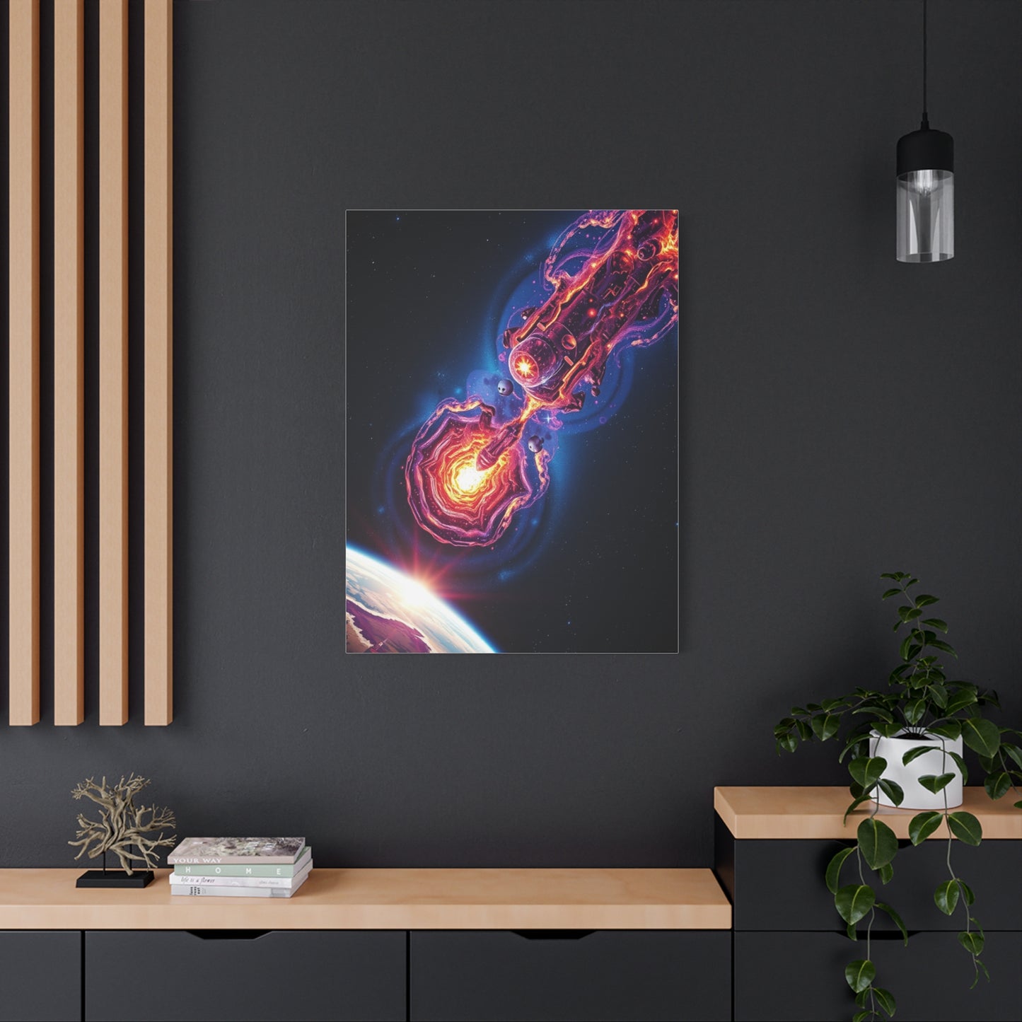 Stardust Symphony Canvas Wall Art & Canvas Print