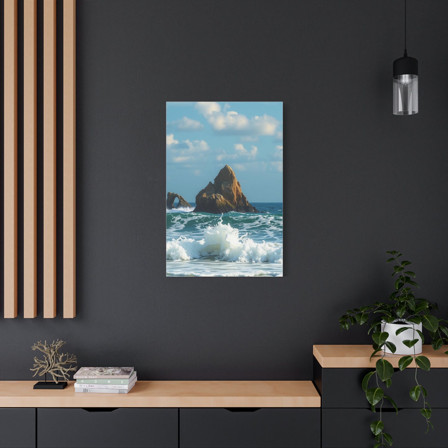 Beachfront Tranquility Art Wall Art & Canvas Print