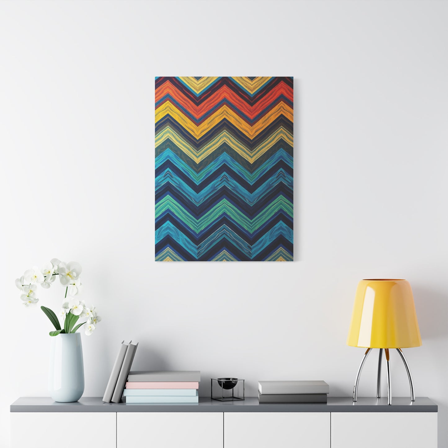Chevron Pattern Art Refined Canvas Wall Art & Canvas Print