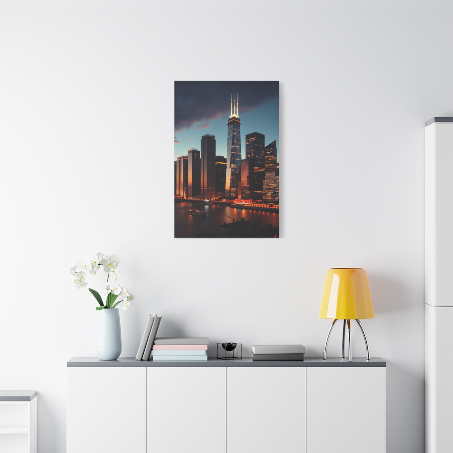 Chicago Skylines Art Supreme Gallery Wall Art & Canvas Print