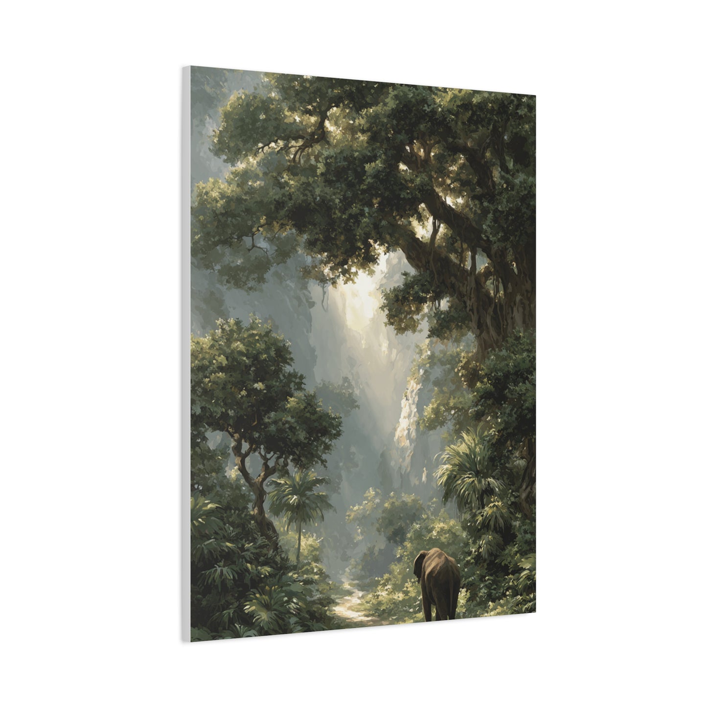 Ornate Royal Indian Elephant Wall Art & Canvas Print