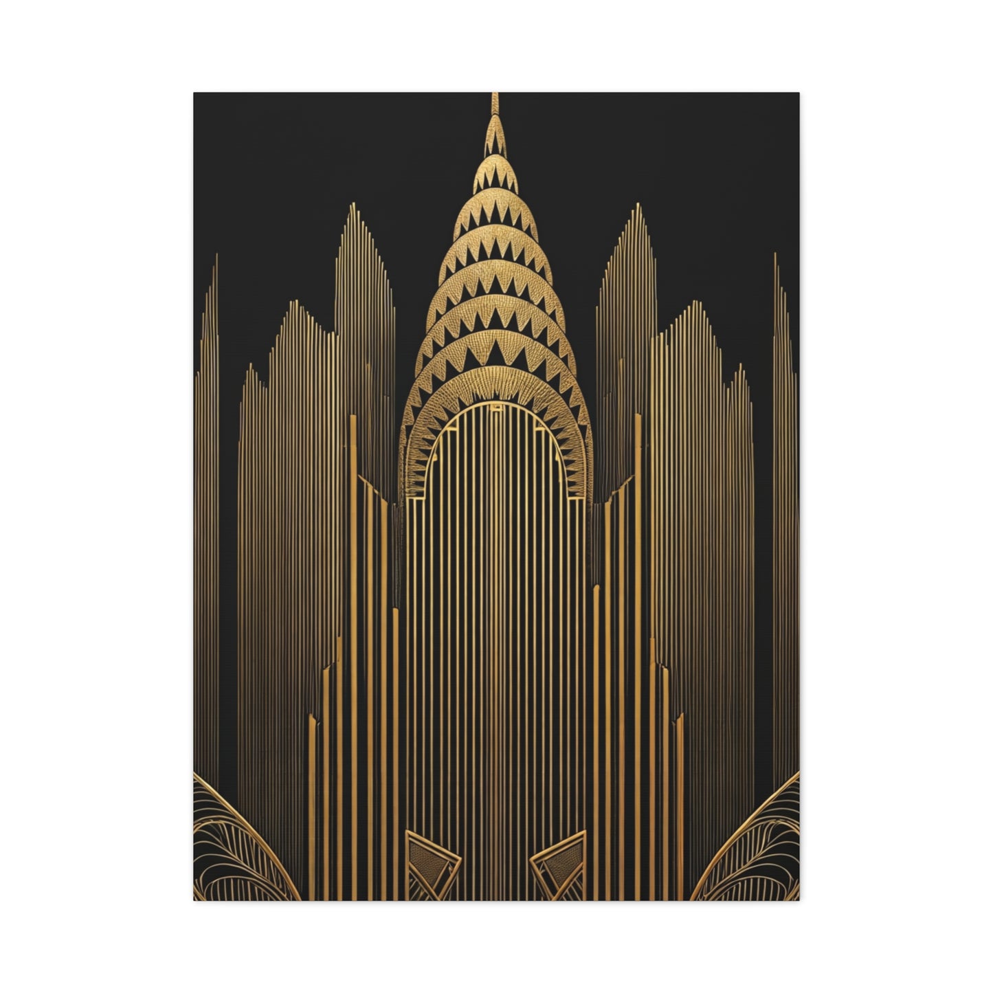 Cathedral Spire Art Deco Architecture Wall Art & Canvas Prints