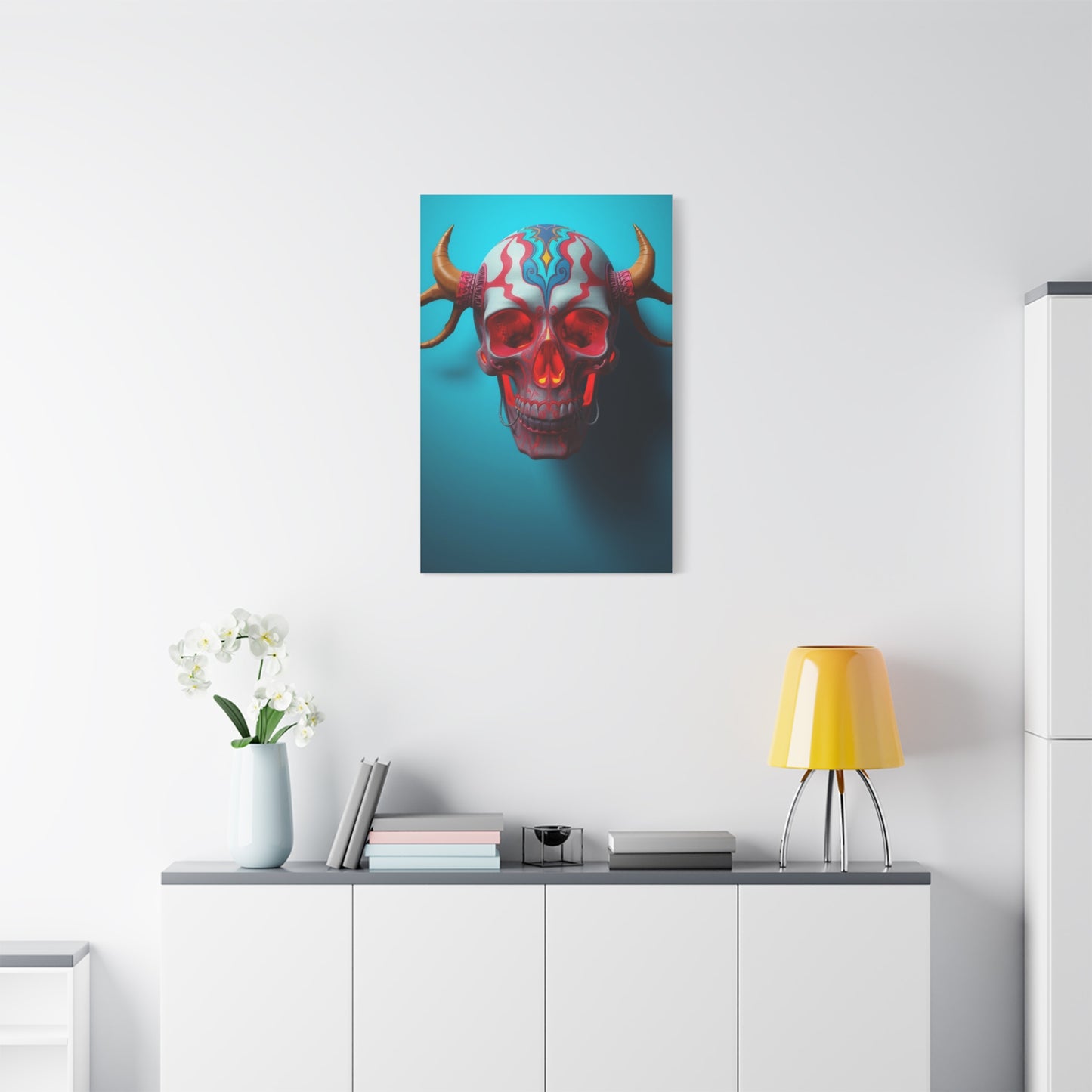 Elite 3D Trippy Skull Art By Ali Gulec Art Vision Wall Art & Canvas Print