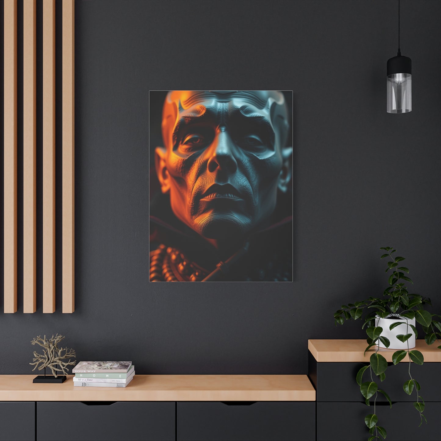 Obsidian Reverie Canvas Wall Art & Canvas Print