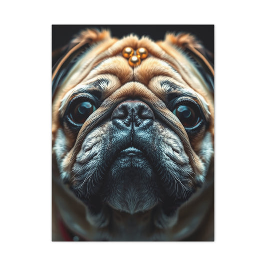 Vision Pug Art Art Wall Art & Canvas Print