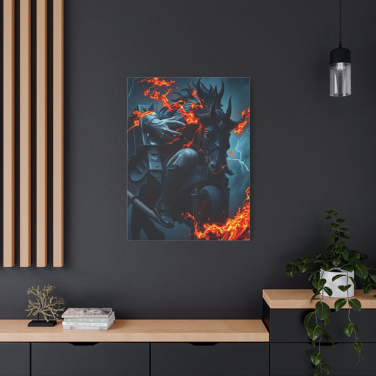 Sable Serenity Painting Wall Art & Canvas Print