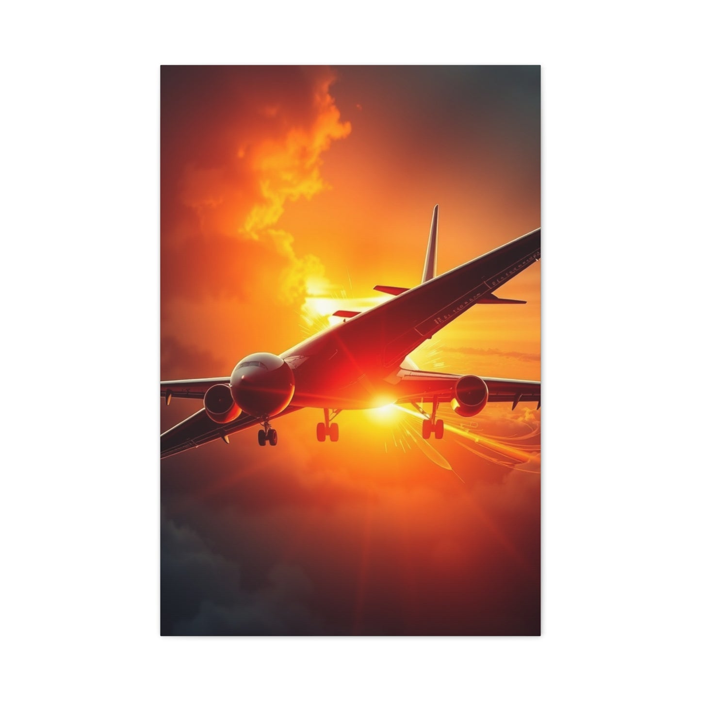 Vision Airplane Art Art Wall Art & Canvas Print