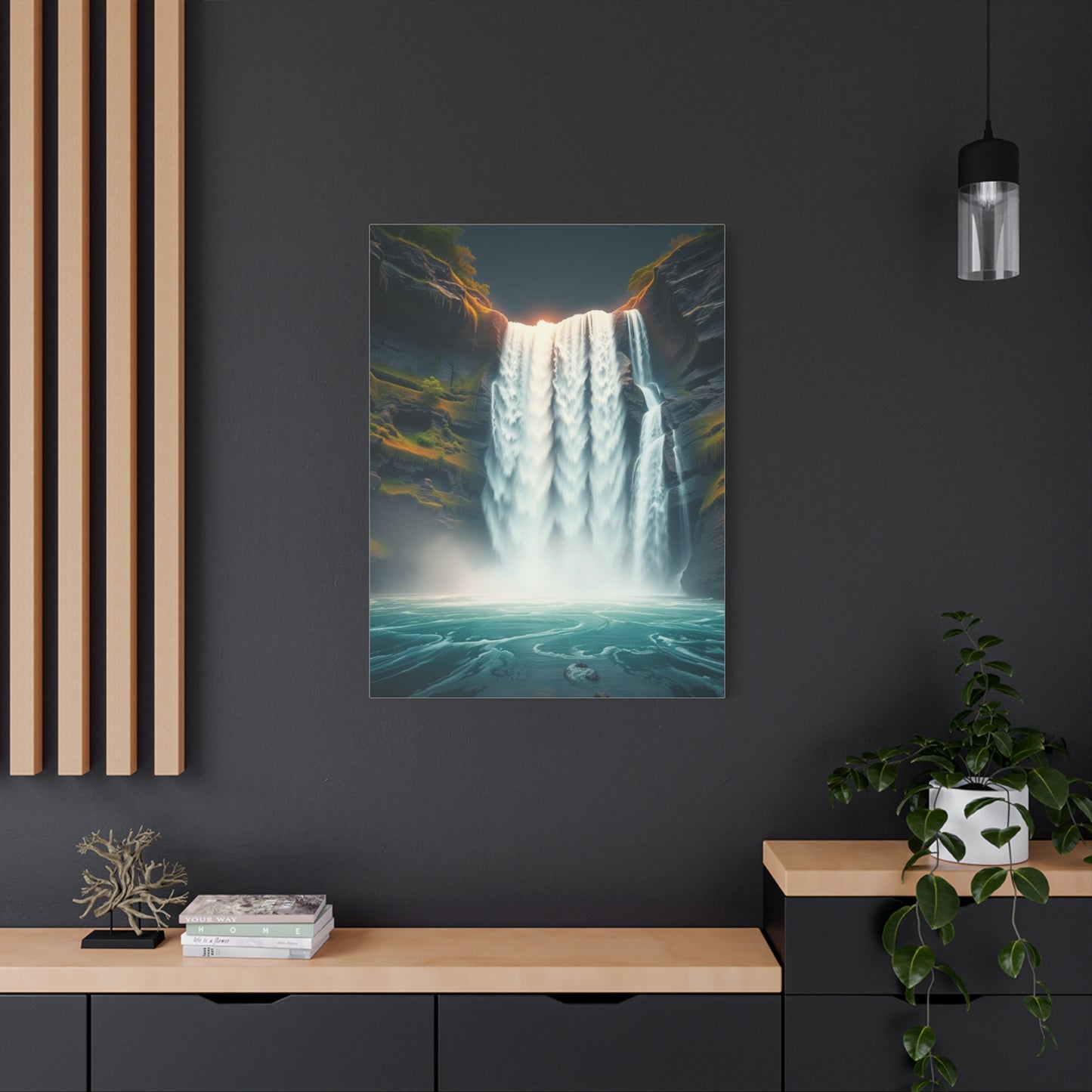 Luxe Cascade Deconstruction Wall Art & Canvas Print