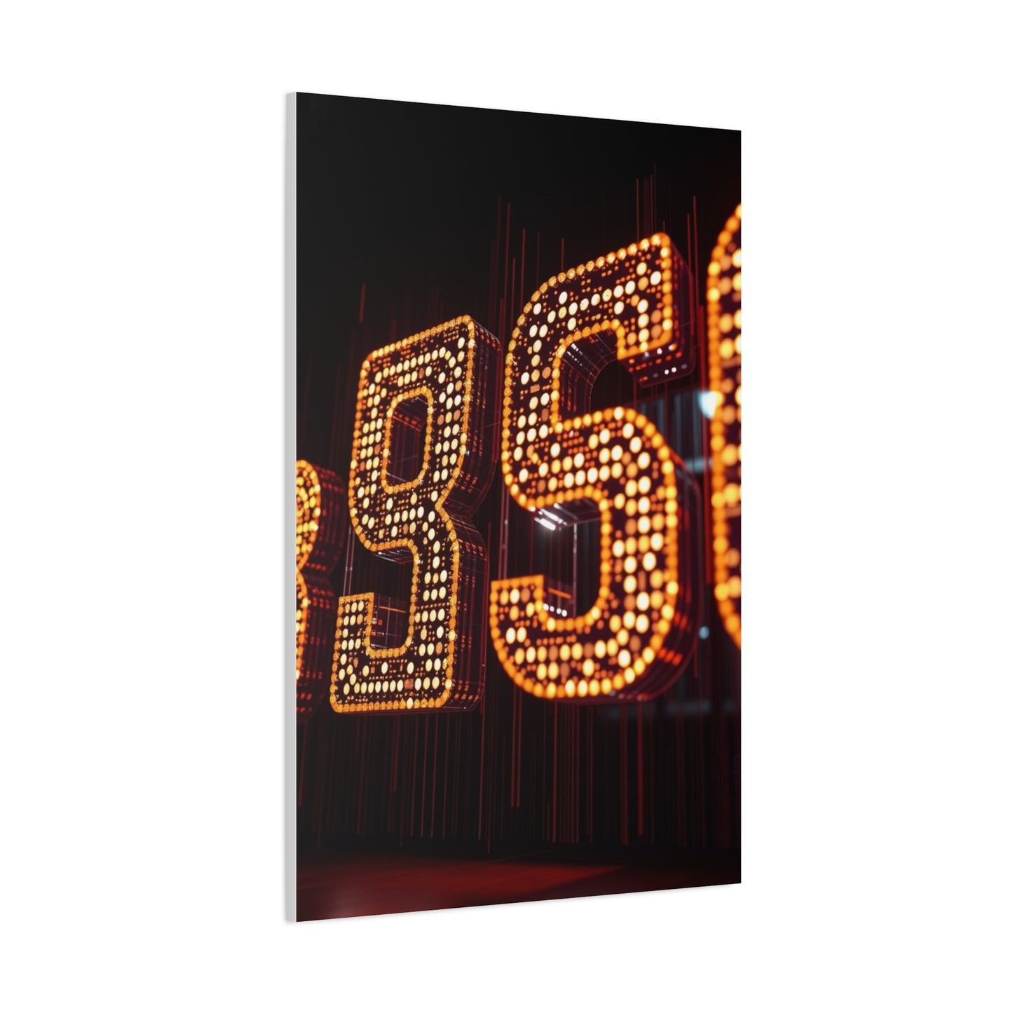 Vision Numbers Art Art Wall Art & Canvas Print