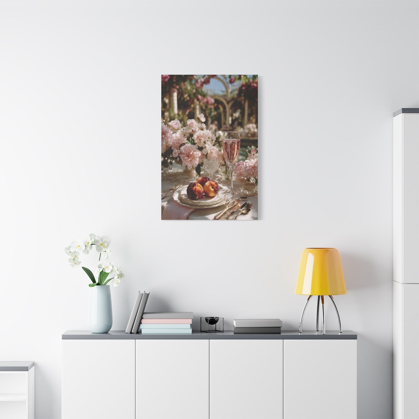 Romantic Spring Brunch Table Wall Art & Canvas Print