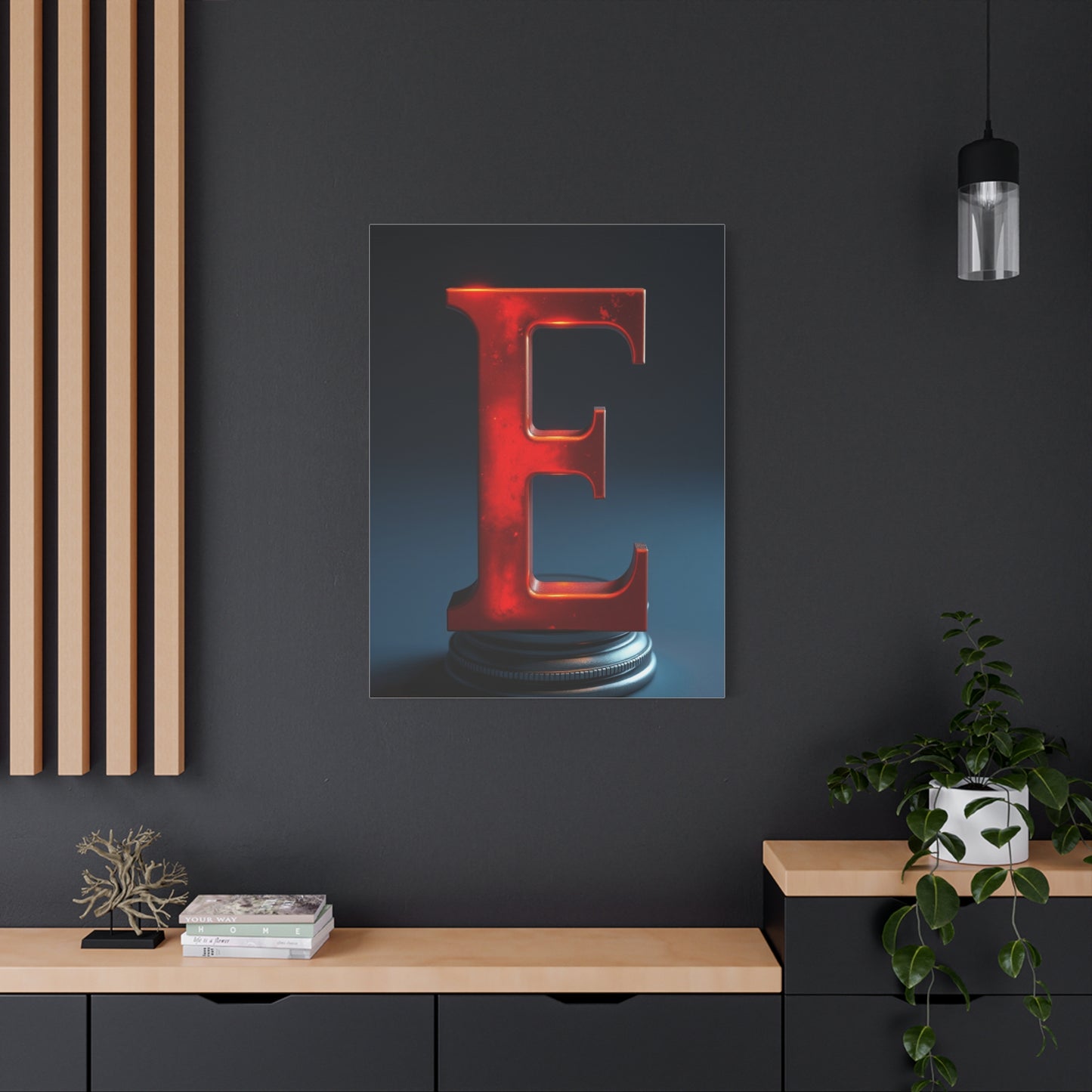 Vision The Letter E - Art Art Wall Art & Canvas Print