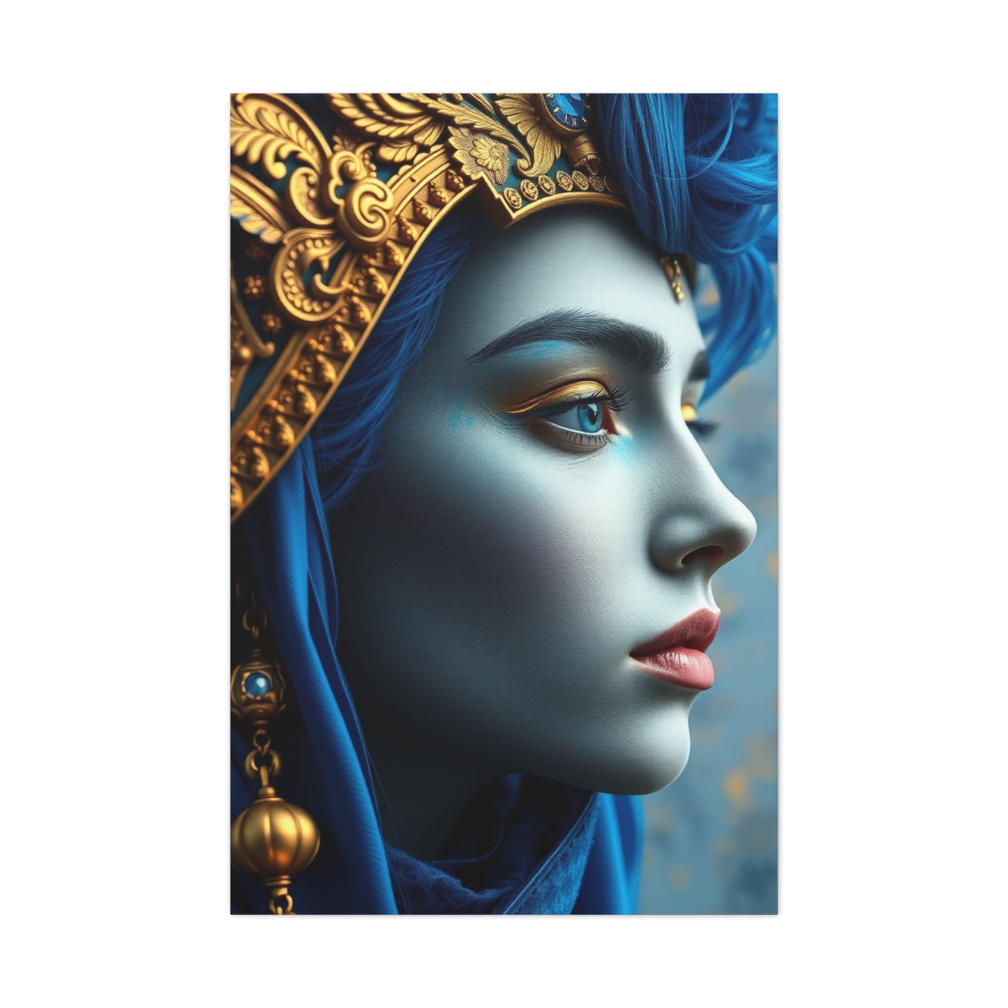 Blue & Gold Art Refined Canvas Wall Art & Canvas Print
