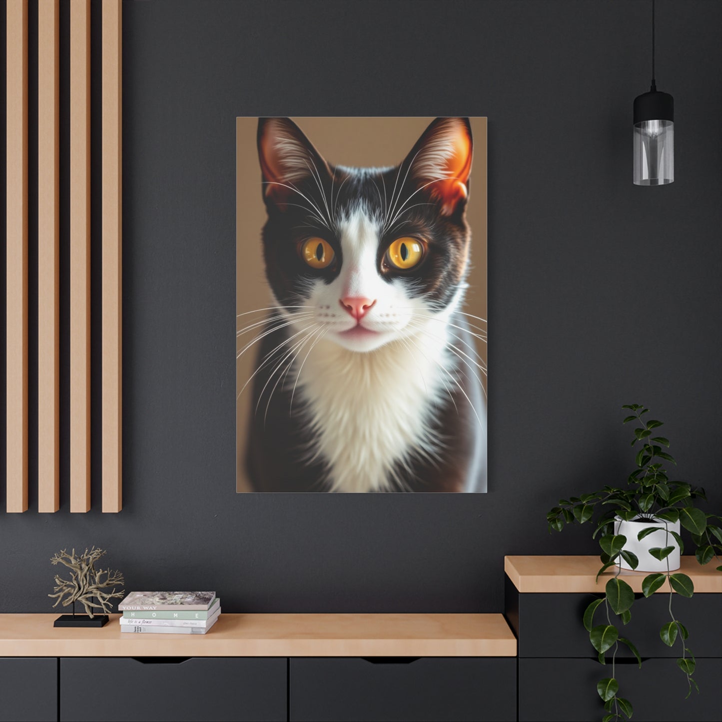Tuxedo Cat Art Supreme Gallery Wall Art & Canvas Print