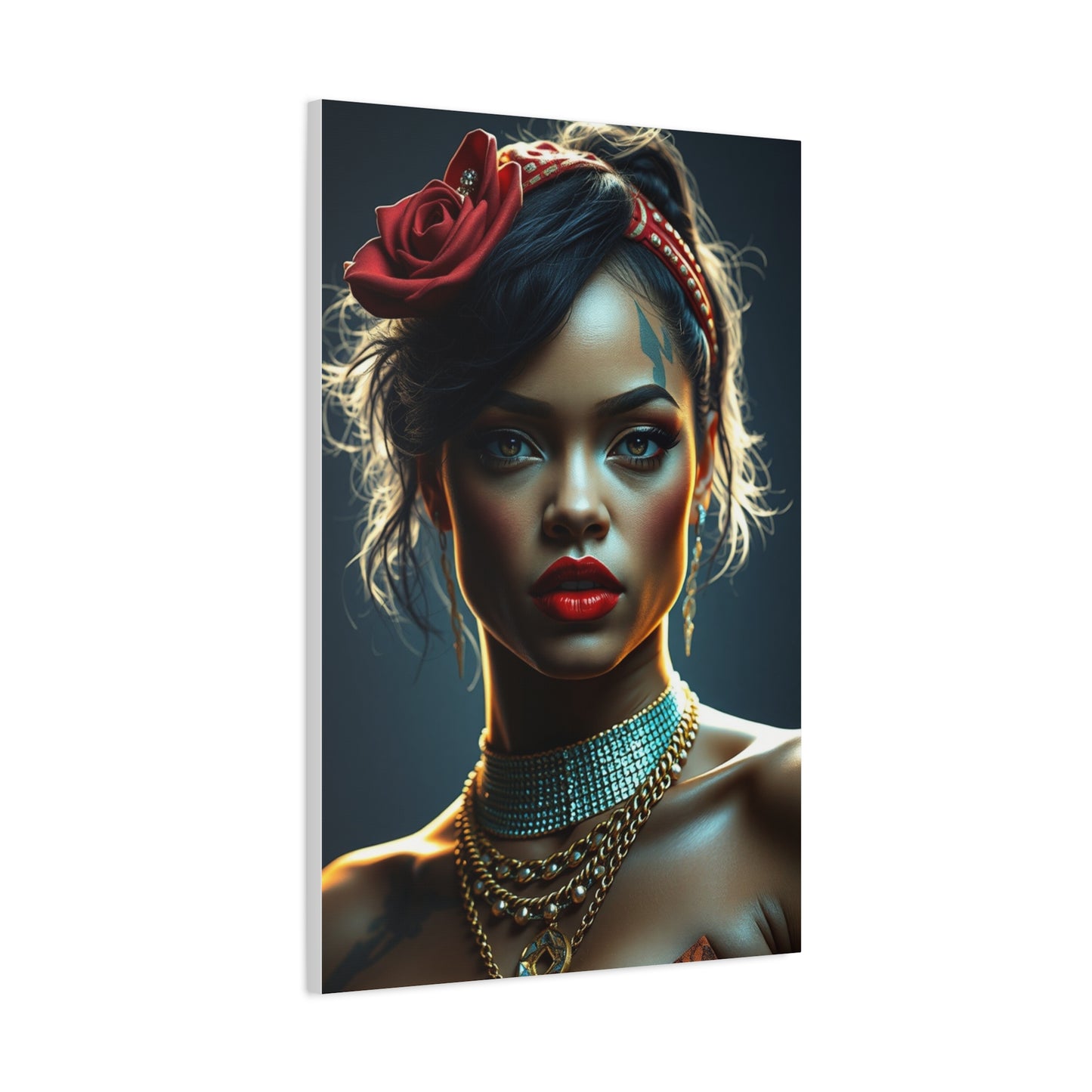 Rihannas Timeless Beauty Canvas Wall Art & Canvas Print
