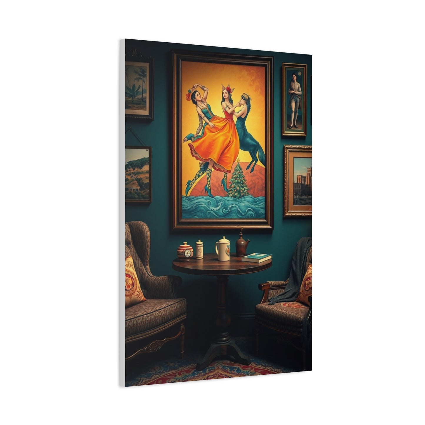 Nostalgic Artistry Display Wall Art & Canvas Print