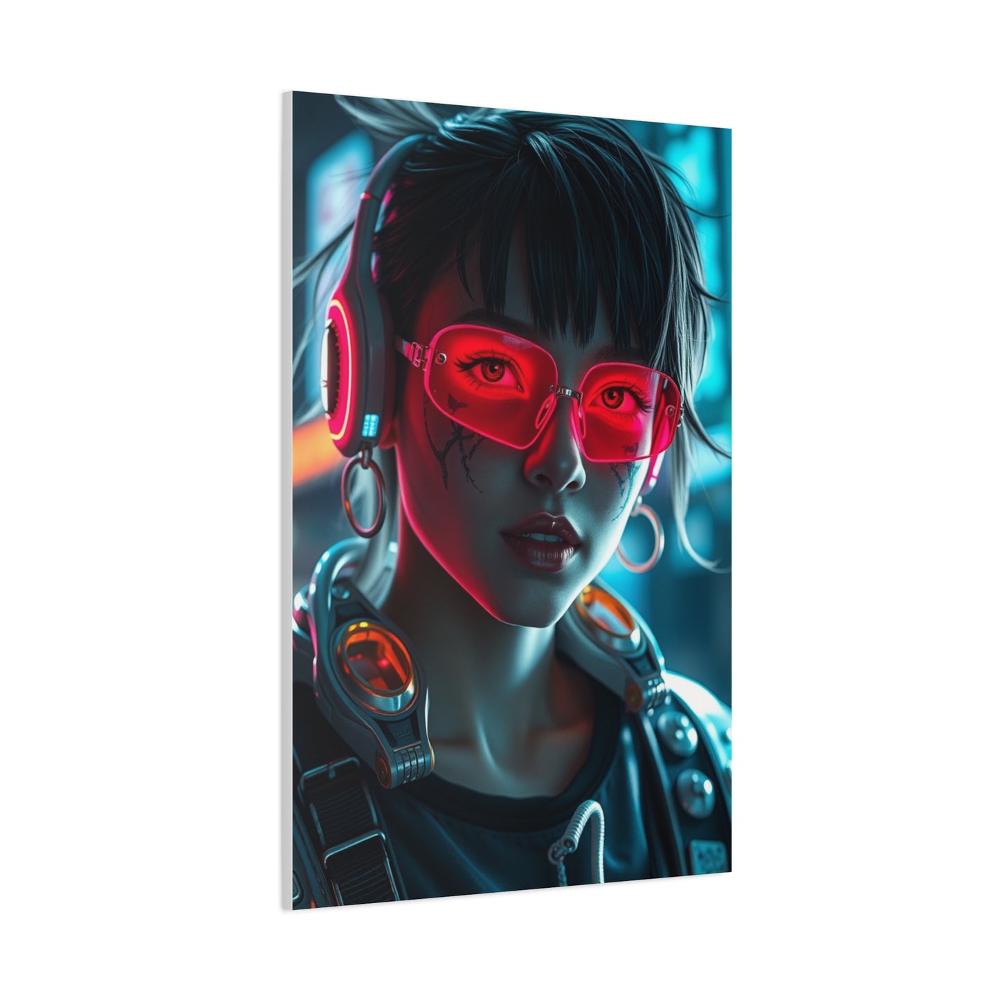 Vision Cyberpunk Art Art Wall Art & Canvas Print