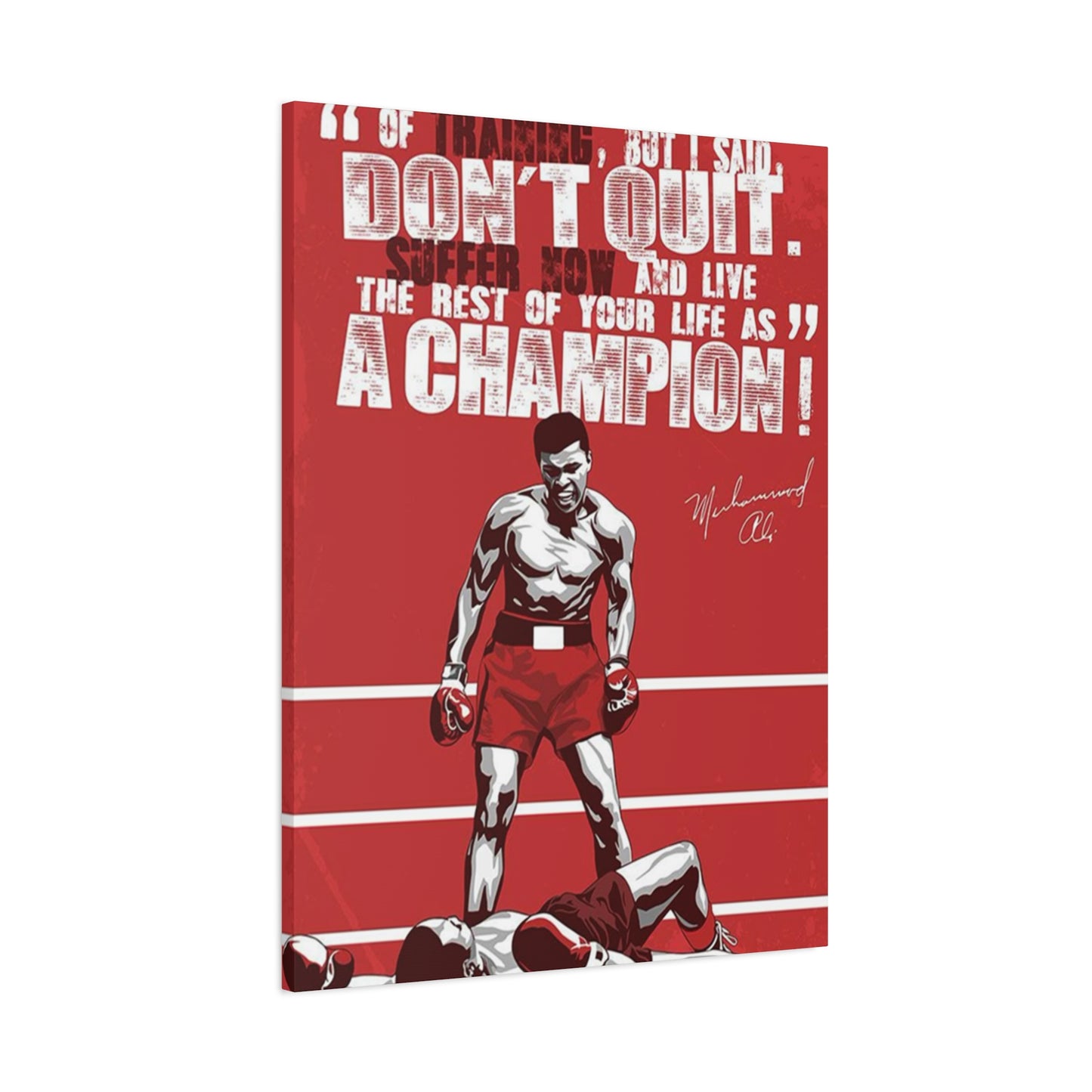 Mahummad Ali Poster Wall Art & Canvas Prints