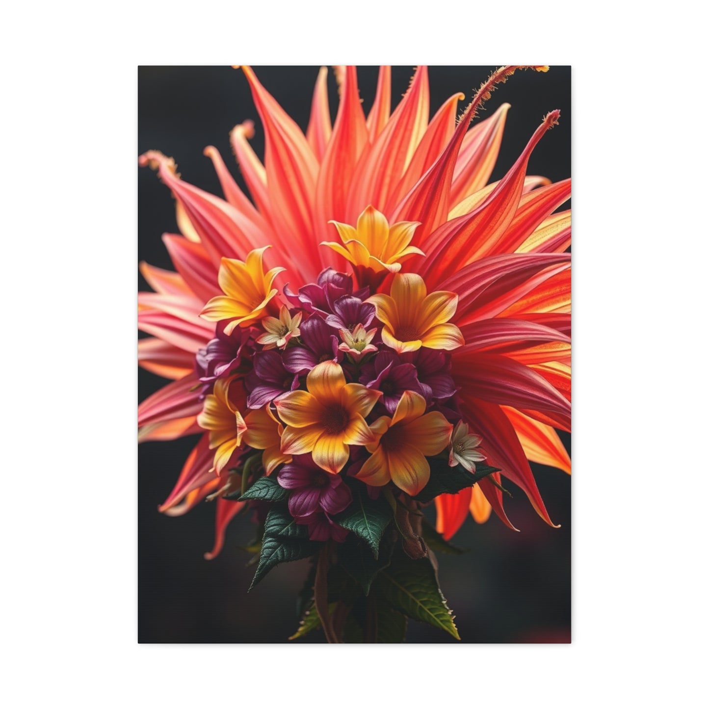 Radiant Blooming Facade Wall Art & Canvas Print