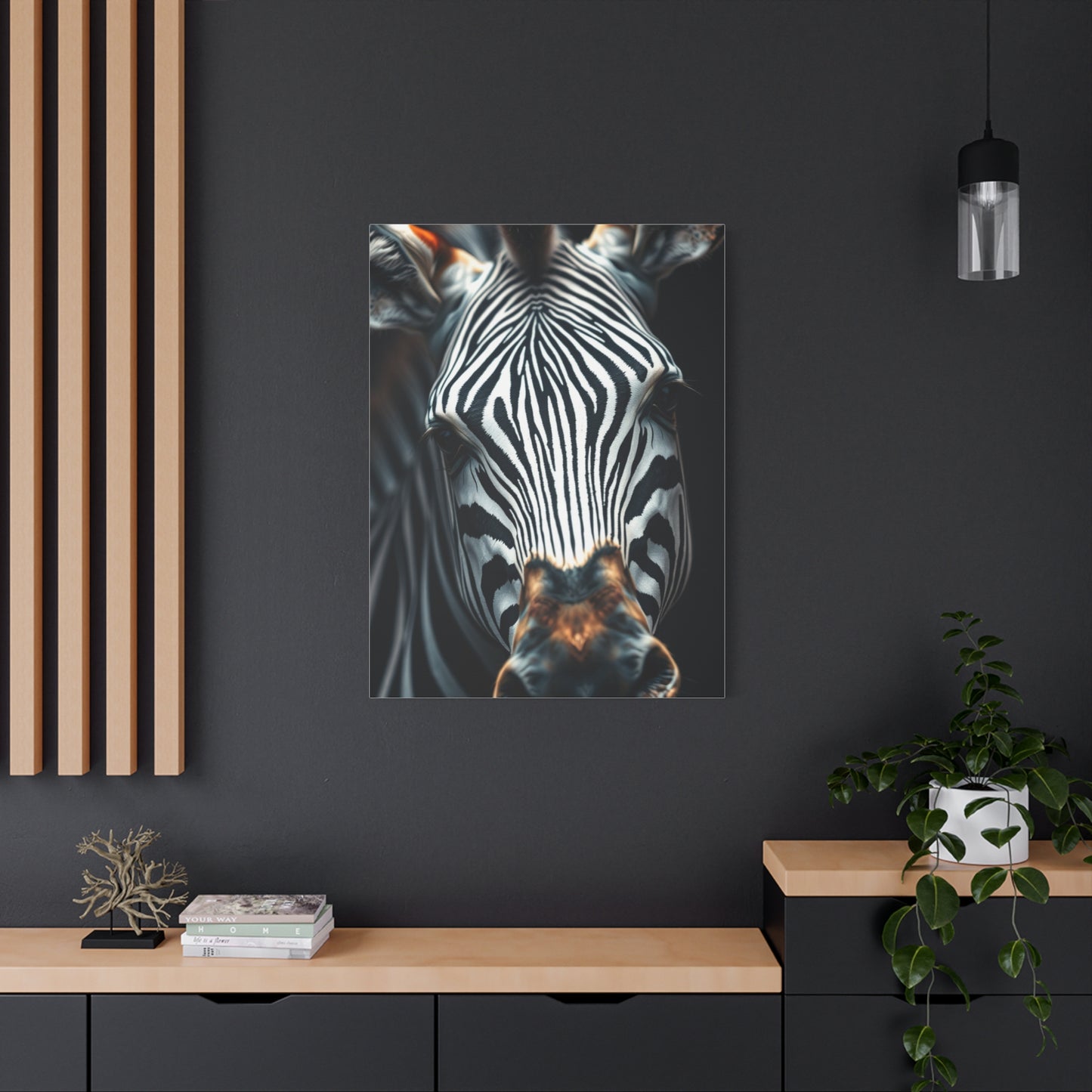 Vision Zebra Art Art Wall Art & Canvas Print