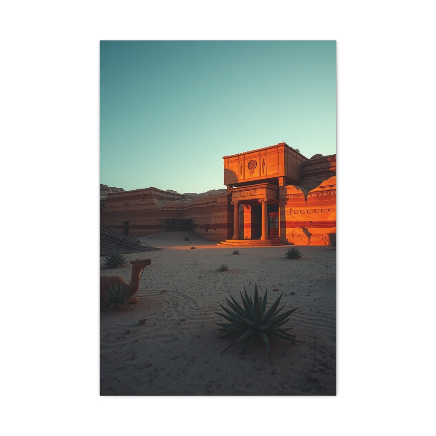 Dune Symphony Canvas Wall Art & Canvas Print