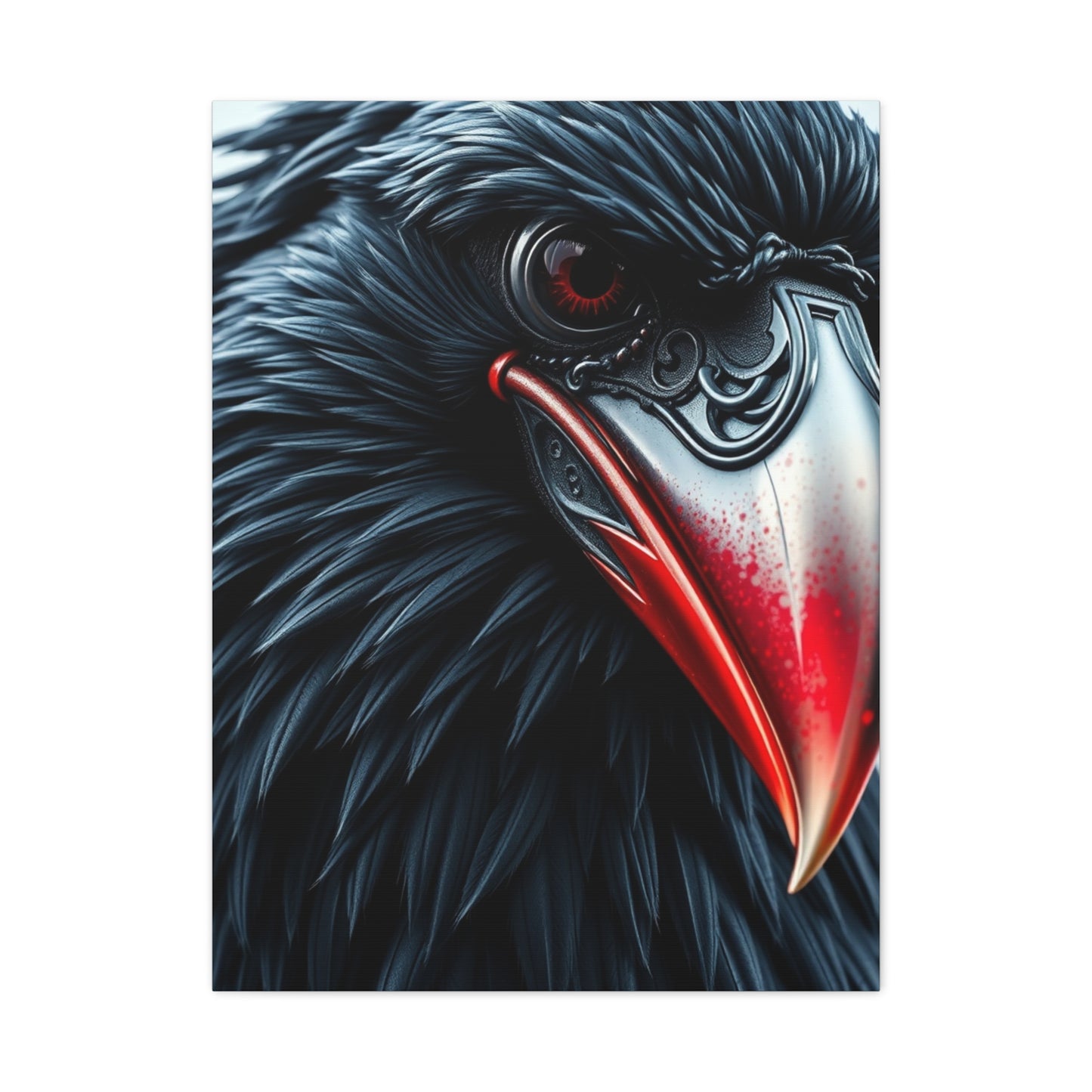 Ebon Sentinel Canvas wall art & canvas print