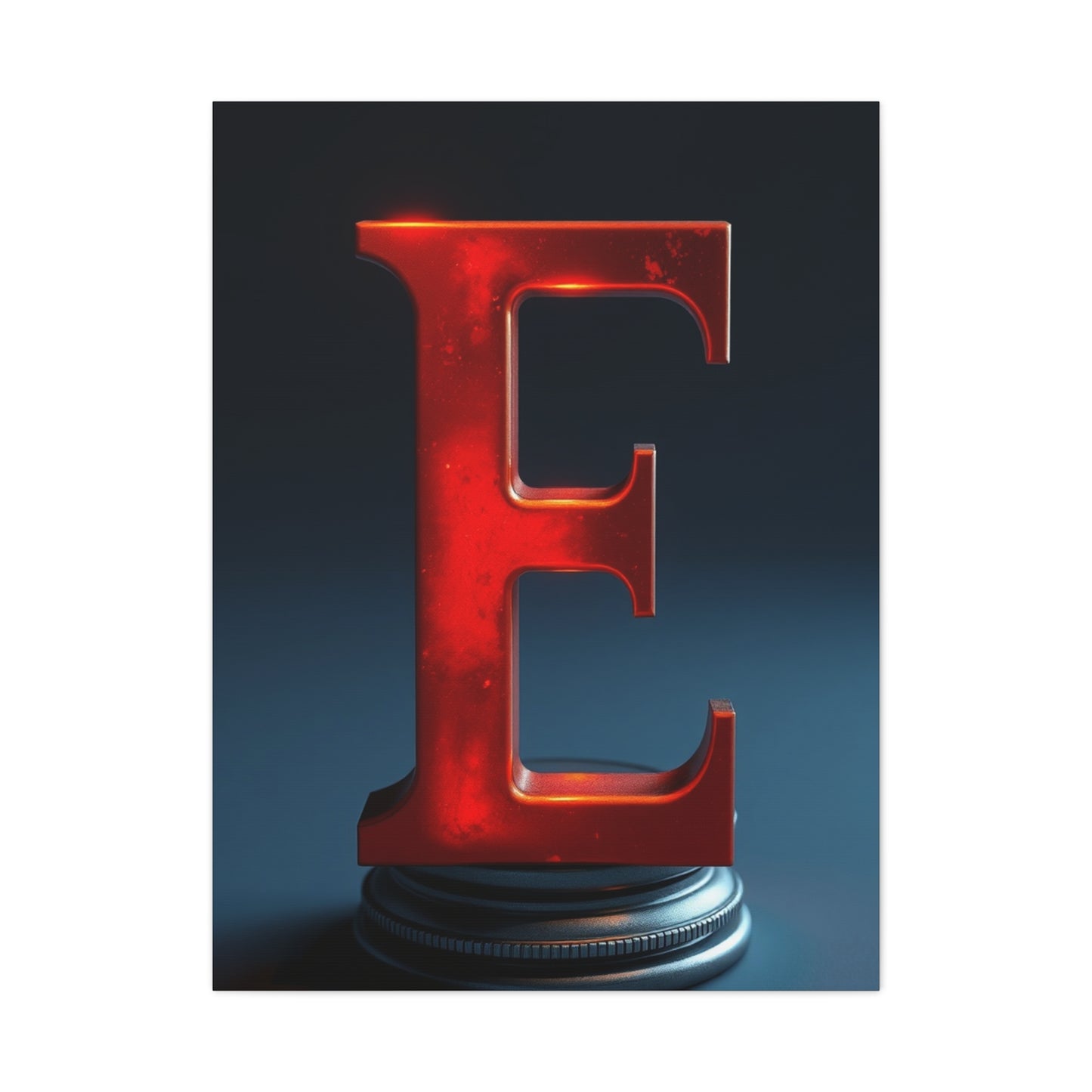 Vision The Letter E - Art Art Wall Art & Canvas Print