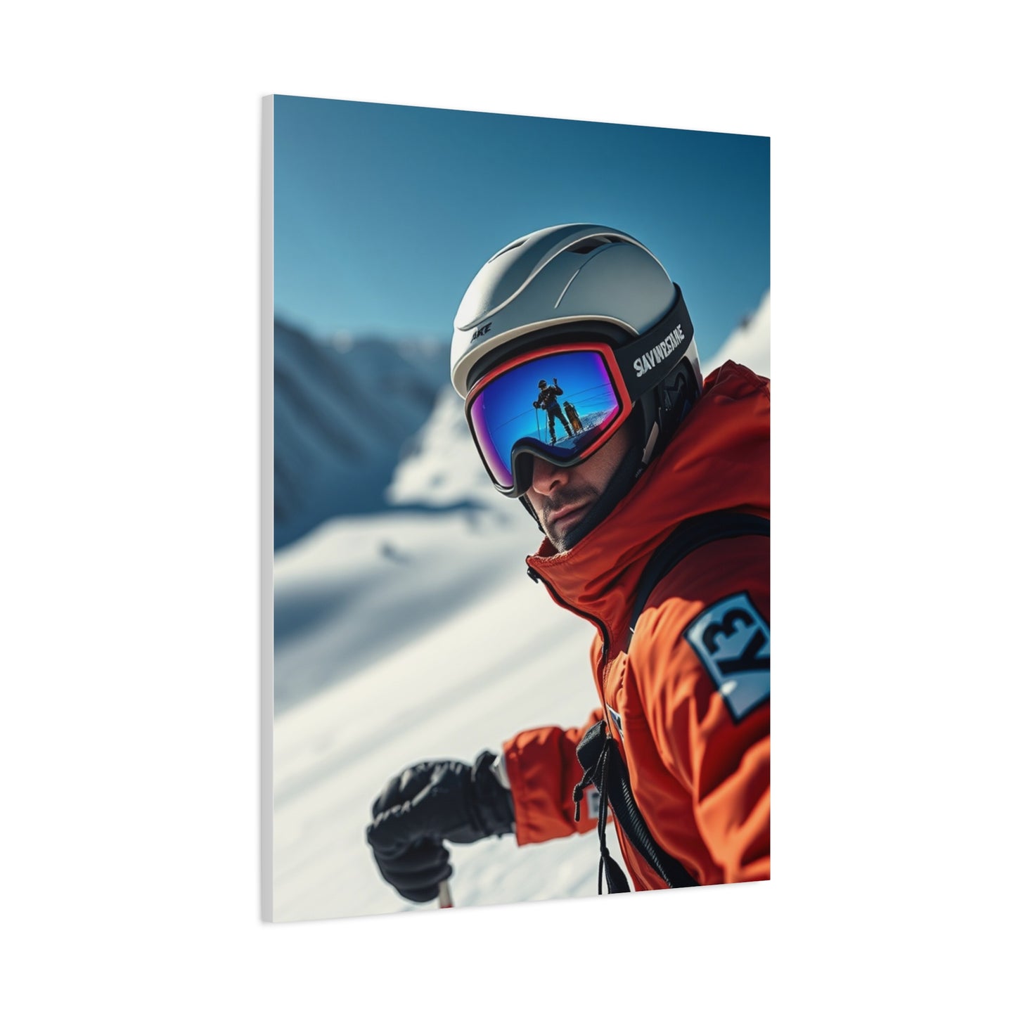 Vision Skiing Art Art Wall Art & Canvas Print