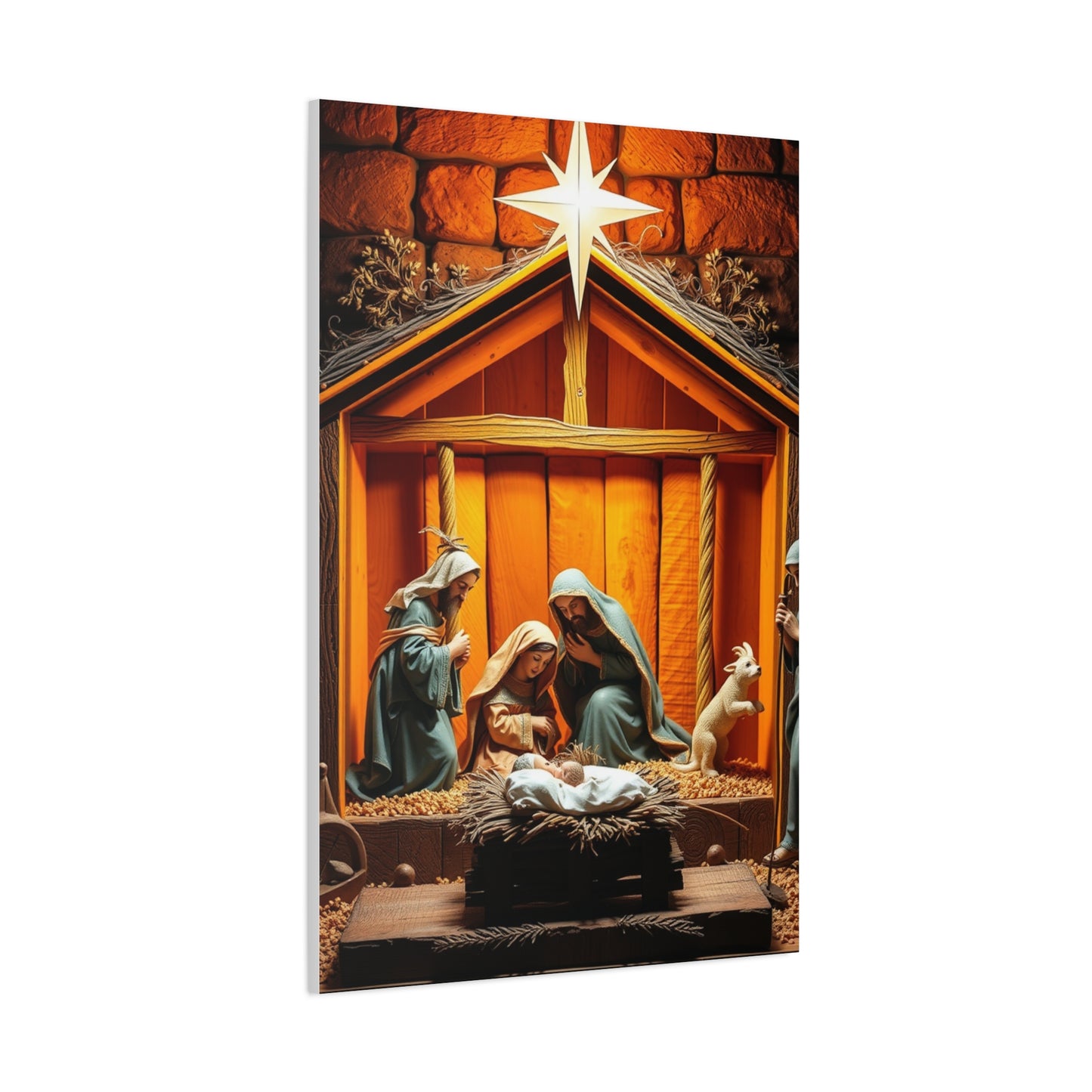 Celestial Nativity Masterpiece Wall Art & Canvas Print