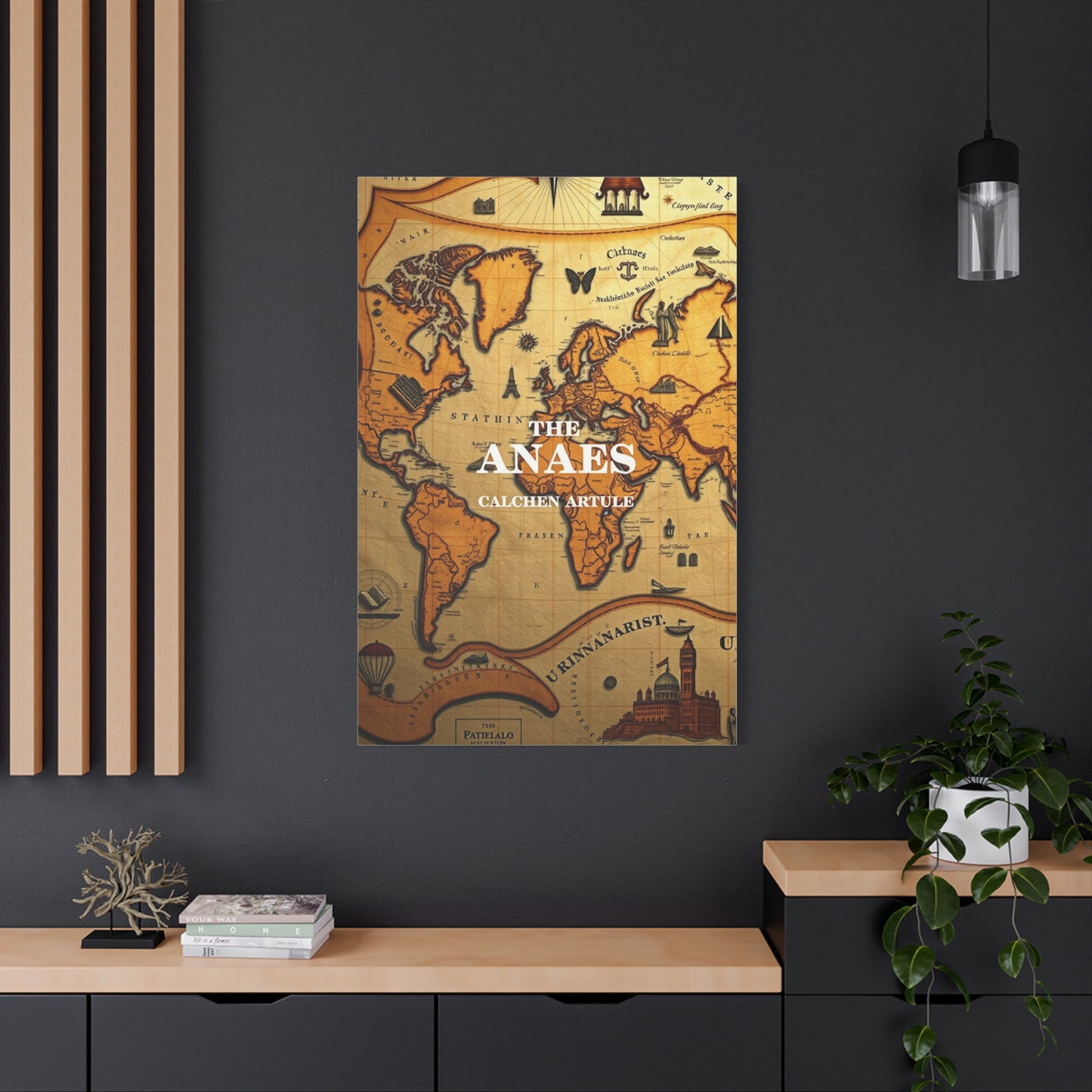 Antique Maps Art Supreme Canvas Wall Art & Canvas Print