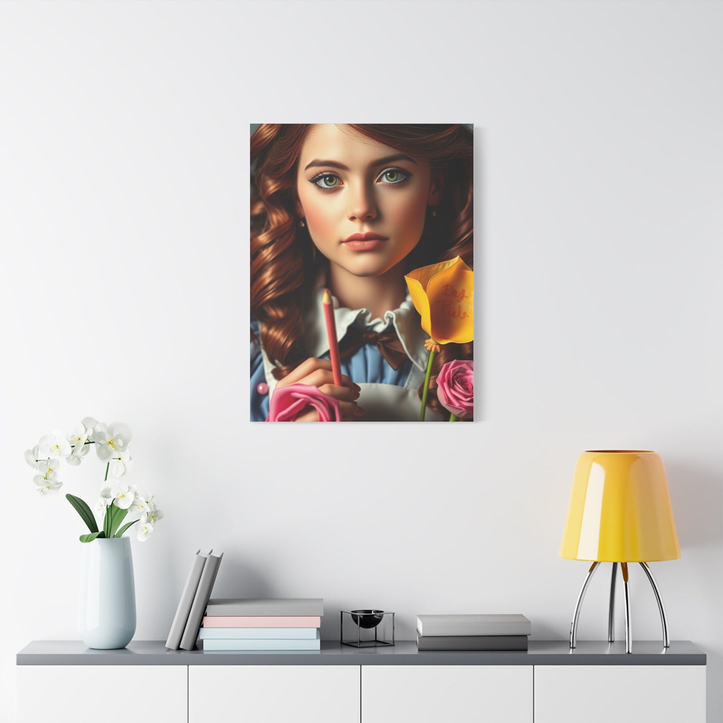 Alice In Wonderland Characters Art Supreme Canvas Gallery Wall Art & Canvas Print