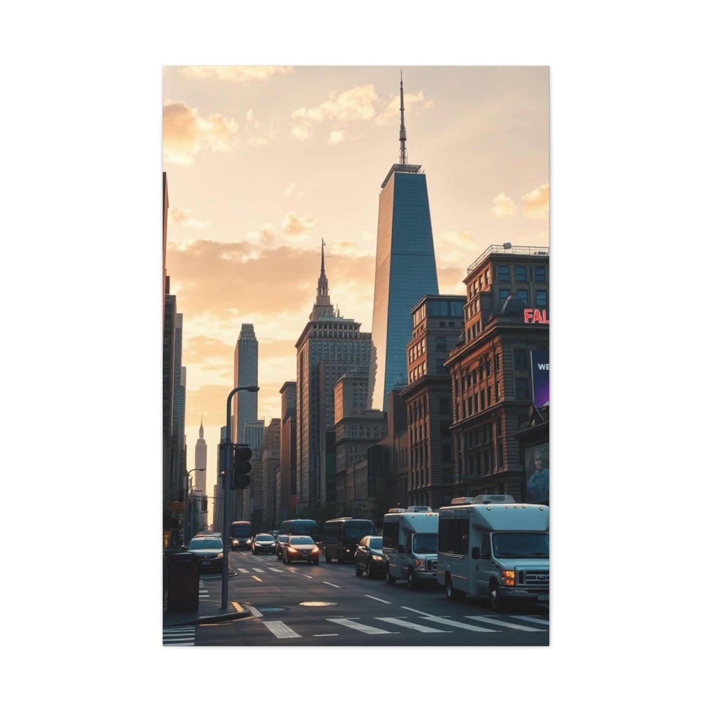 Empire Skyline Elegance Wall Art & Canvas Print