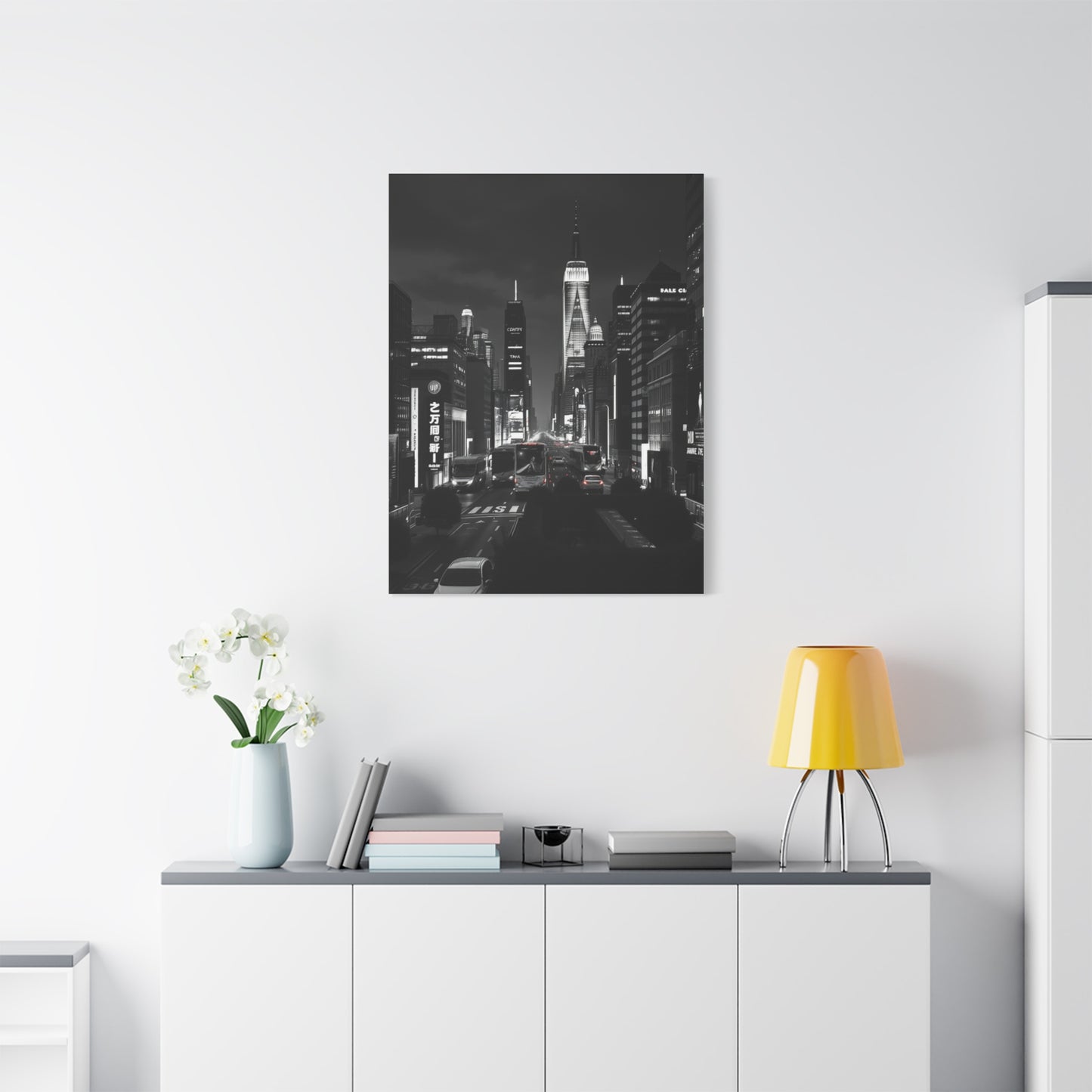 Supreme Black & White Cityscapes Art Collection Wall Art & Canvas Print