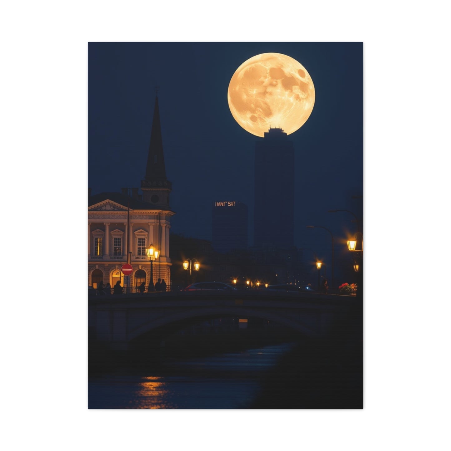 Full Moon Art Supreme Gallery Wall Art & Canvas Print