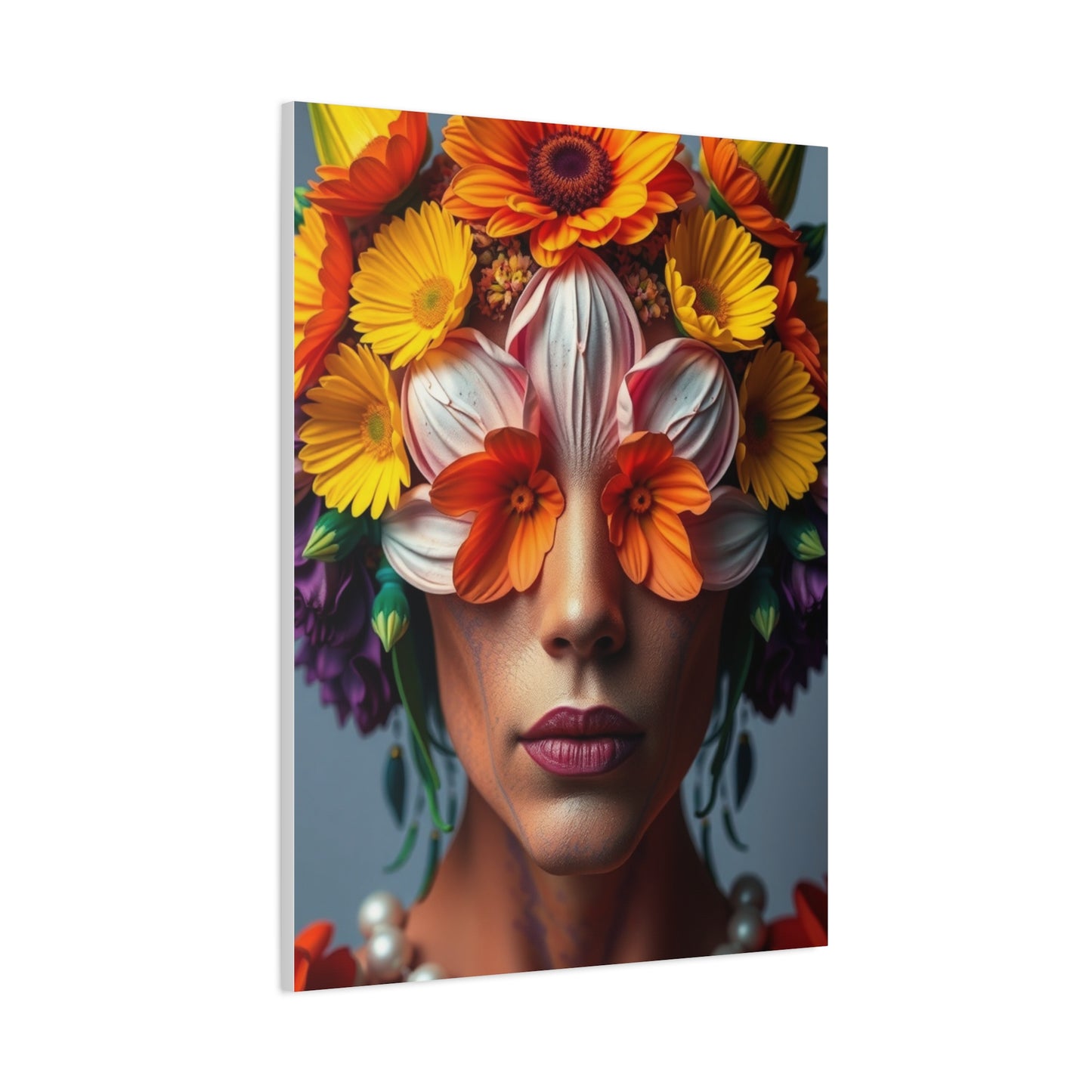 Petal Crown Reverie Wall Art & Canvas Print