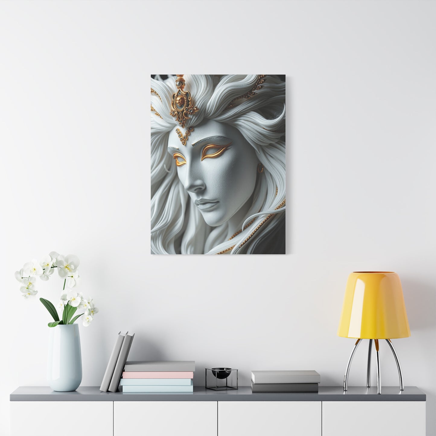 Supreme Black White and Gold Art Collection Wall Art & Canvas Print