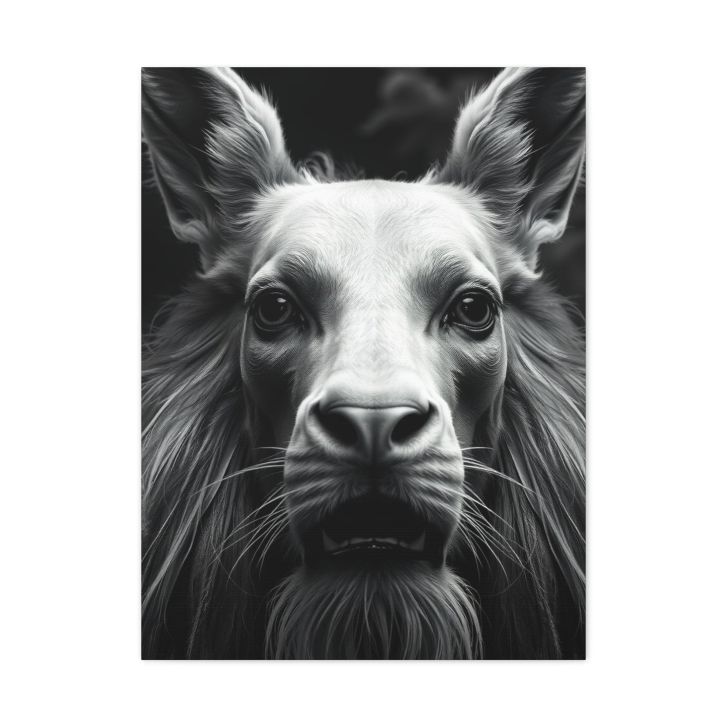 Veiled Silhouette Masterpiece Wall Art & Canvas Print