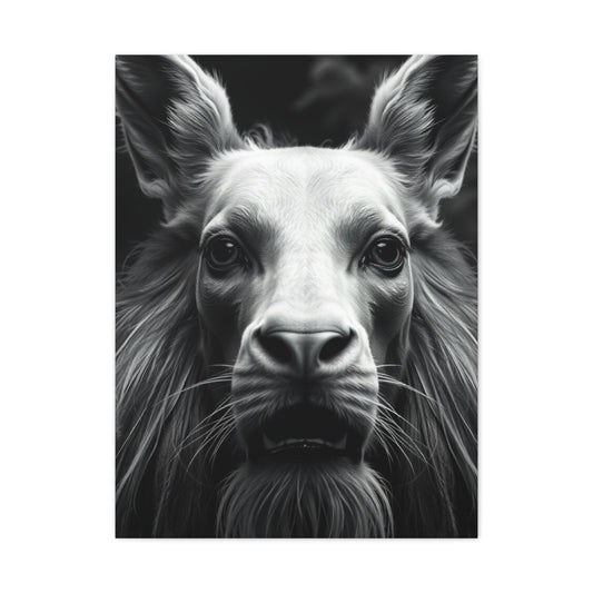 Veiled Silhouette Masterpiece Wall Art & Canvas Print