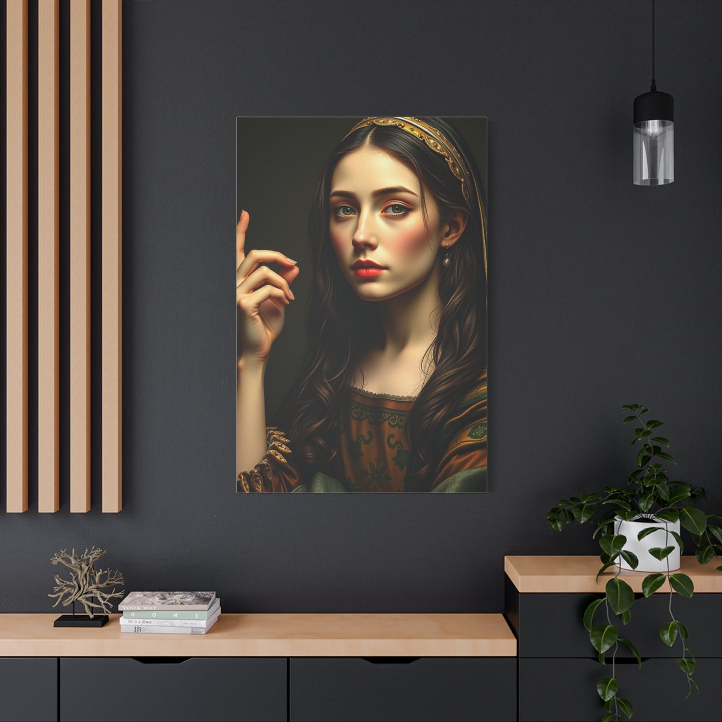 Divine Profile Artisan Wall Art & Canvas Print