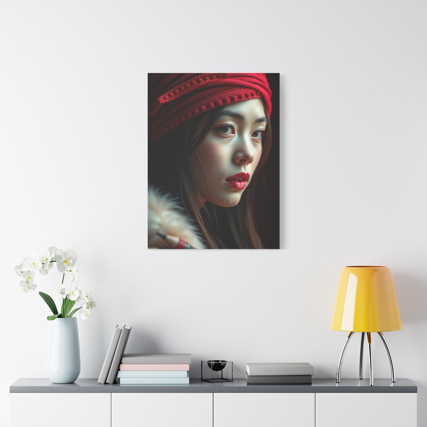Vermilion Allure Artwork Wall Art & Canvas Print