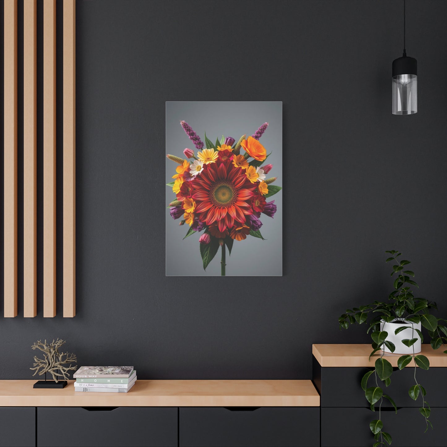 Luxe Flora Effigy Wall Art & Canvas Print