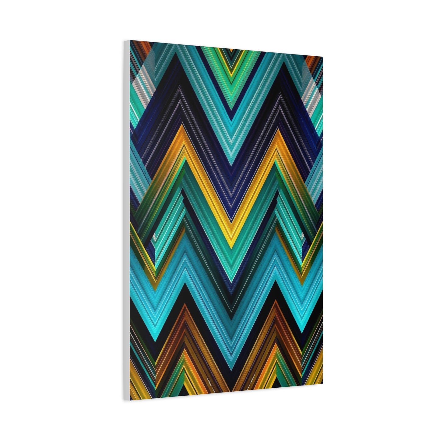 Masterpiece Chevron Pattern Art Vision Wall Art & Canvas Print