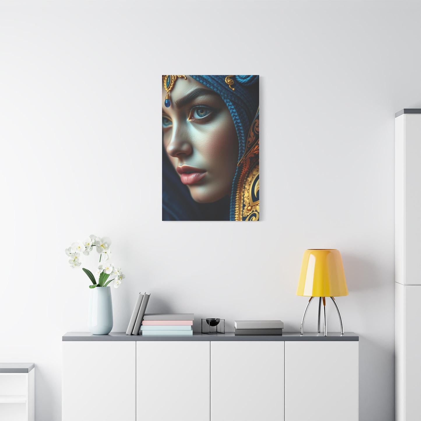 Supreme Blue & Gold Art Collection Wall Art & Canvas Print