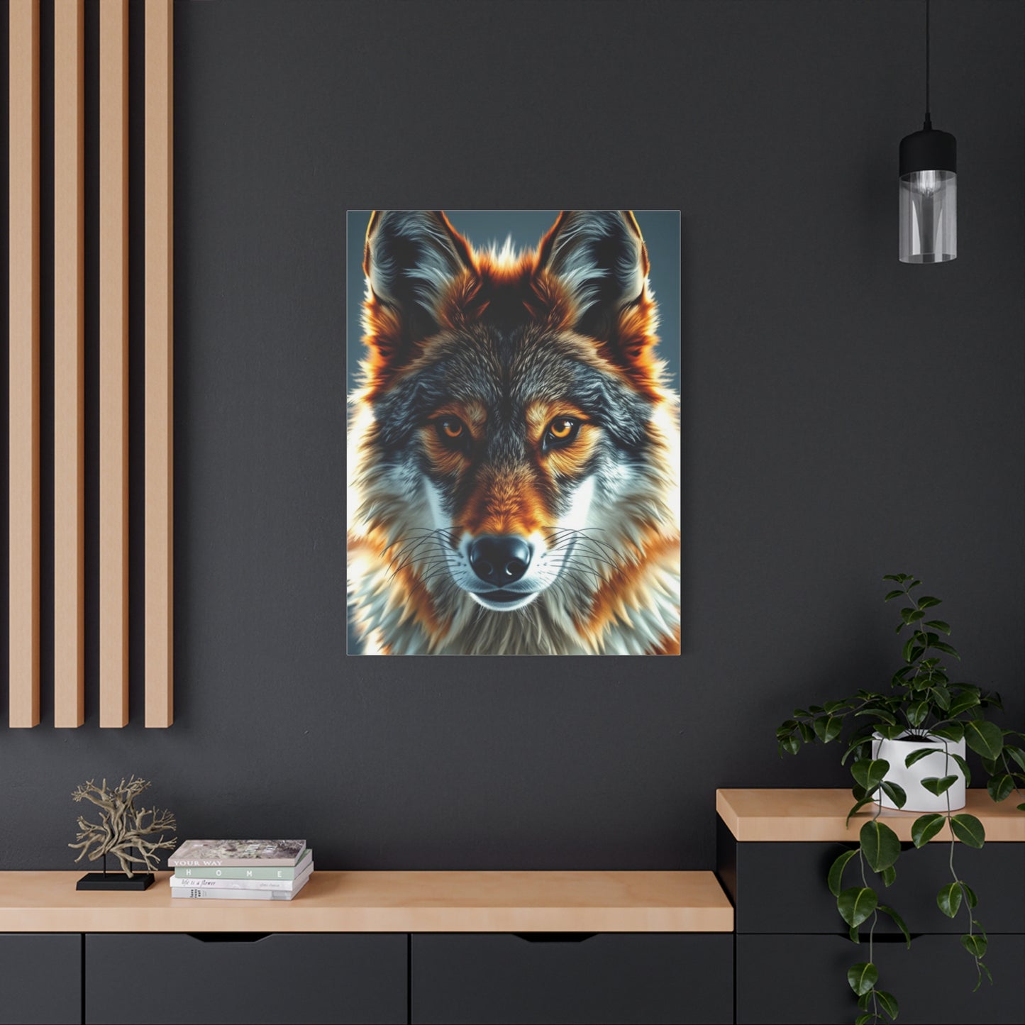 Vision Coyote Art Art Wall Art & Canvas Print
